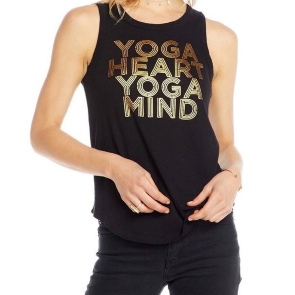 NWT CHASER Graphic Yoga Tank Size S